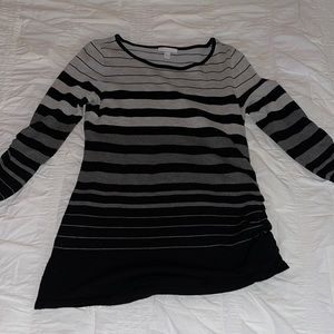 new york and company striped sweater